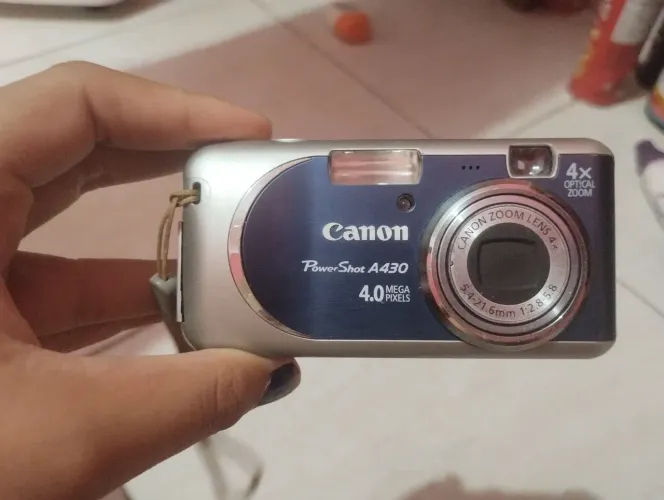 Câmera fotográfica digital Canon powershot a430 azul 