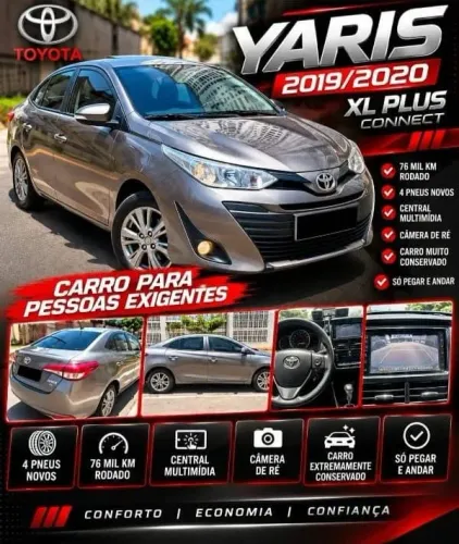 Toyota Yaris XL Plus T. Sed. 1.5 Flex 16V Aut. 2020