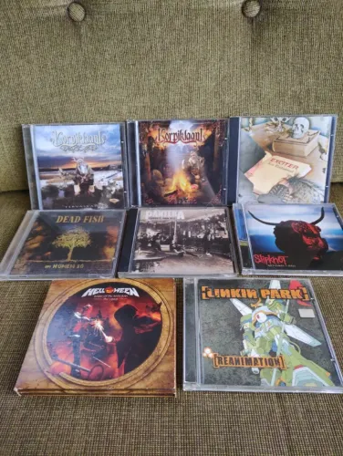 Kit 8 CDs Rock + Brindes DVD