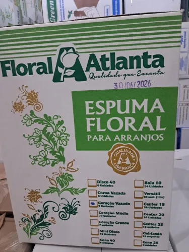 Espuna Floral Coracao Vazado