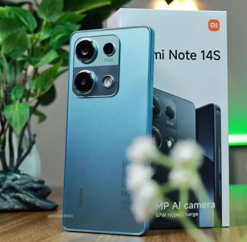 Celular Lindo e potente - Redmi Note 14S Lacrado 256/8 Blue