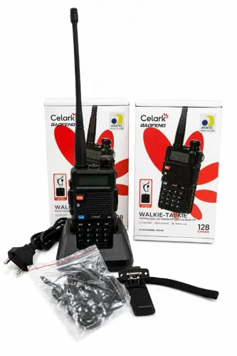 Rádio comunicador uhf vhf 128canais uv-5R