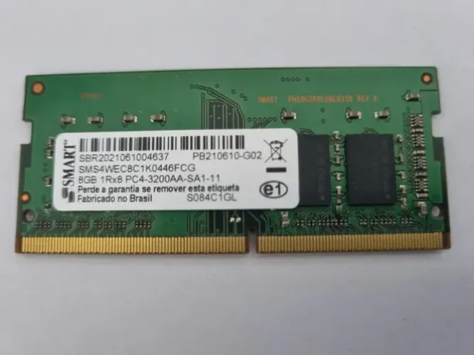 Memória RAM Notebook Smart 8GB DDR4 3200MHz (PC4-3200AA)