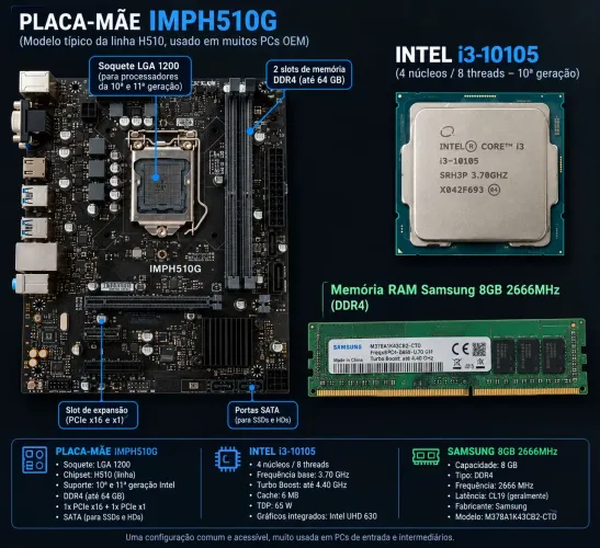 KIT UPGRADE PC GAMER COMPLETO