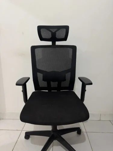 Cadeira de Escritório Ergonômica Premium com Encosto Mesh, Apoio Lombar e Cabeça