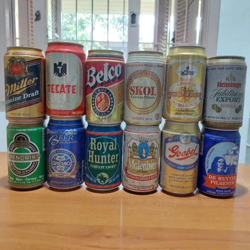 Latas Cerveja - Nacionais e Importadas - 12 latas