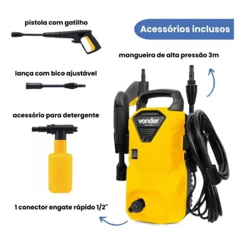 Promoção Shopee! Vonder LAV1300 1300 Libras - Limpeza Potente e Compacta