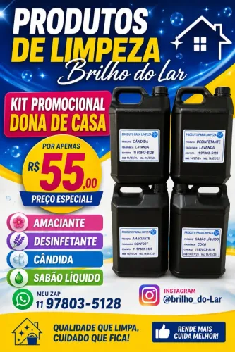 Produtos de limpeza
