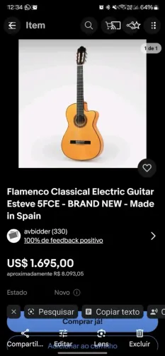 Violão Espanhol Esteve 5F CE