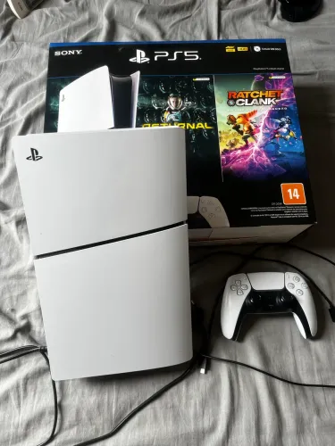 Vendo Ps5 semi novo, midia digital