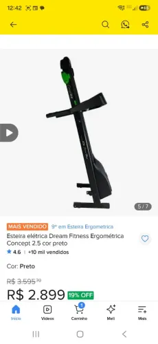 Esteira ergométrica.