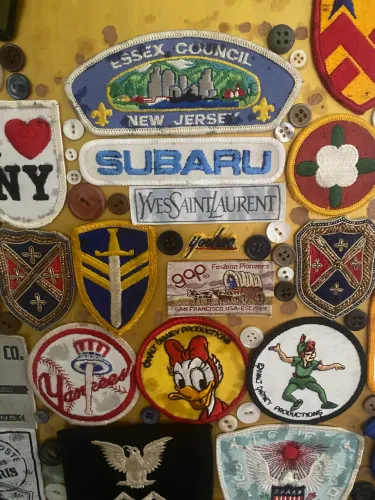 Quadro com conjunto de patch