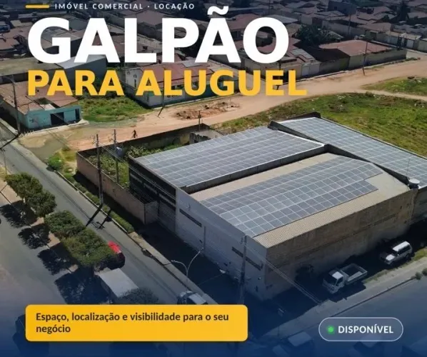 Galpão para aluguel 