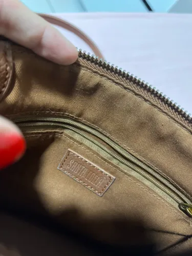Bolsa Santa Lola handbang marrom