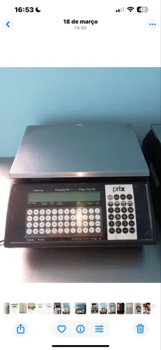 Vendo balança e etiquetadora Toledo