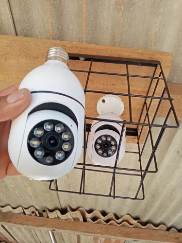 Câmera segurança wi-fi nova com cartão de memória