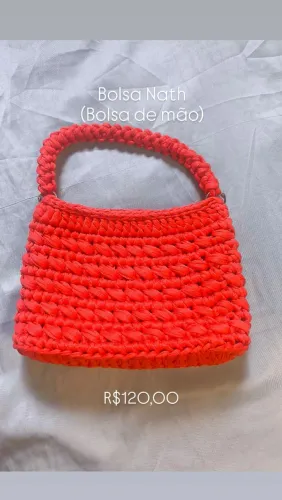 Bolsa em crochê 