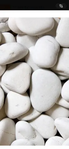 Pedra seixo branca