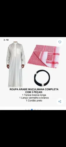 Roupa Árabe usada poucas vezes 