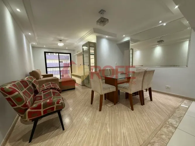Apartamento para Locação/Mobiliado com 76m2, 3 dormitórios, 1 Vaga na Vila Olimpia, SP.