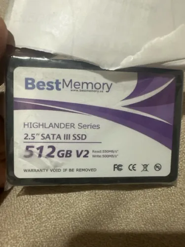 SSD 512gb 2.5 Sata 3 550mbs Leit 500mbs Grav Highlander Seri 512gbv2 Best Memory