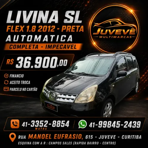 Nissan Livina SL 1.8 16V Flex Fuel Aut. 2012