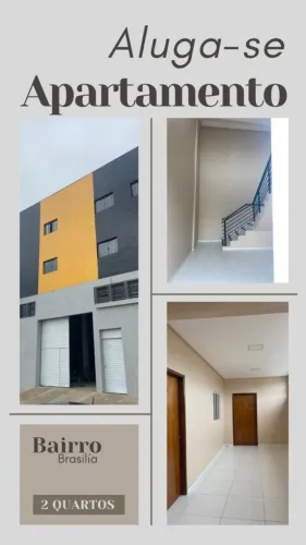 APARTAMENTO COM 2 QUARTOS NO BAIRRO BRASILIA