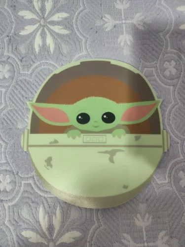 Mousepad 3d star wars baby Yoda novo