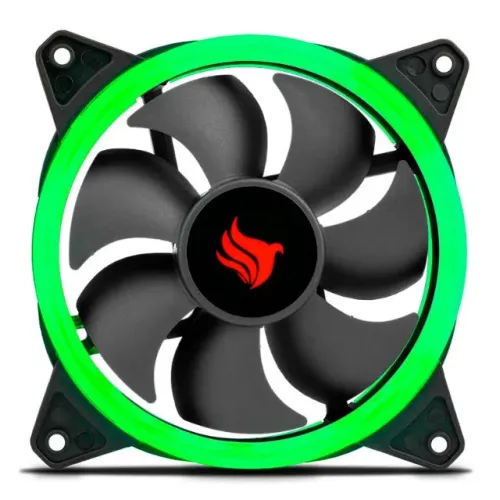 Kit 2 Ventoinhas Cooler Fan Pichau Gaming Feather 120mm Verde PGFEA-GREEN 