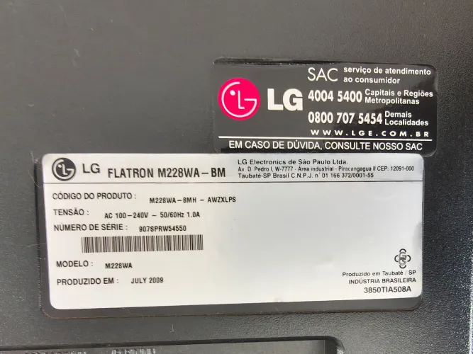 Tv Monitor 22 polegadas LG