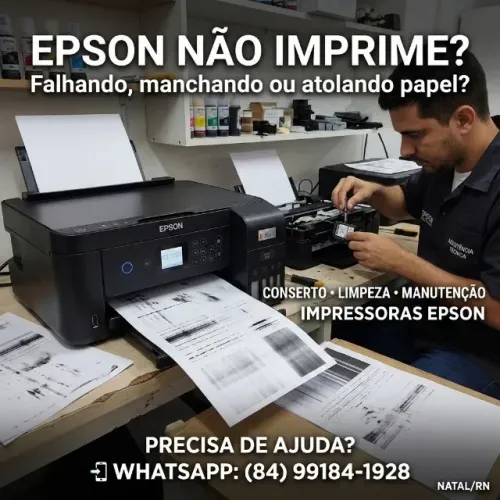 Conserto de Impressora Epson Perto de Mim para Lojas e Empresas no Alecrim Natal RN