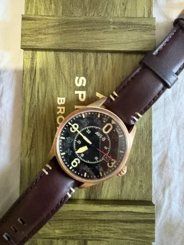 Relógio automático AVI 8 Spitfire Bronze
