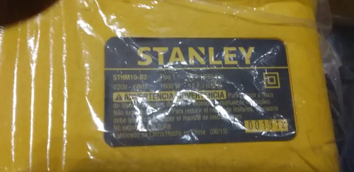MARTELETE DEMOLIÇÃO STANLEY 10kg