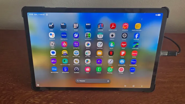 Tablet Samsung S9 Plus, 512GB, wifi, capa teclado, Spen