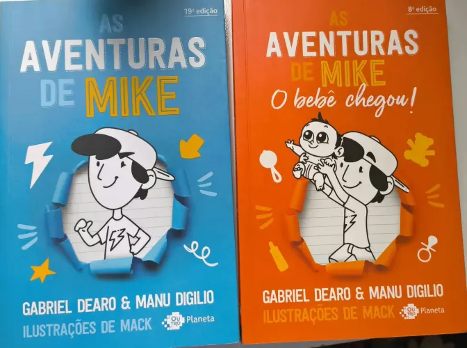 4 livros infanto-juvenis (As Aventuras de Mike/Diário de uma Garota Nada Popular)