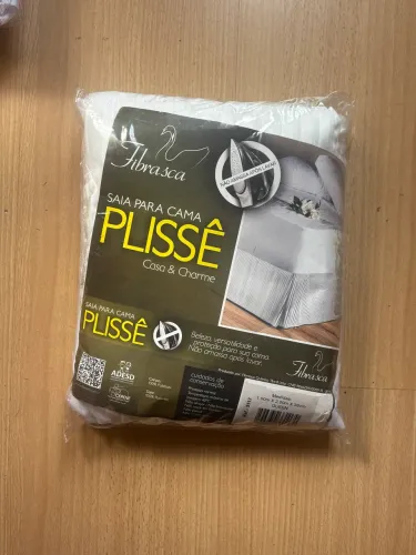 Saia de Cama Firasca Lisomax / Plissê Queen Nova