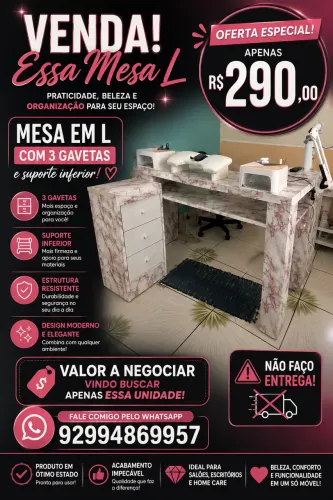 Mesa L manicure