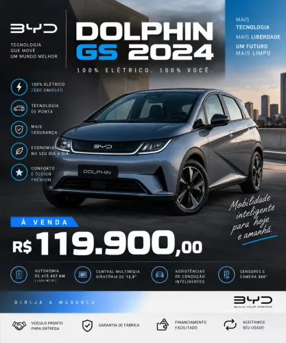 BYD Dolphin EV (Elétrico) 2024