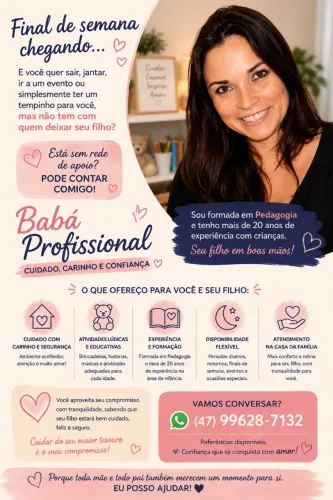 Babá profissional!
