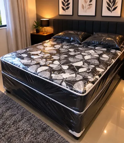 Cama casal box nova direto de fabrica