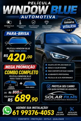 Película Window Blue Automotiva