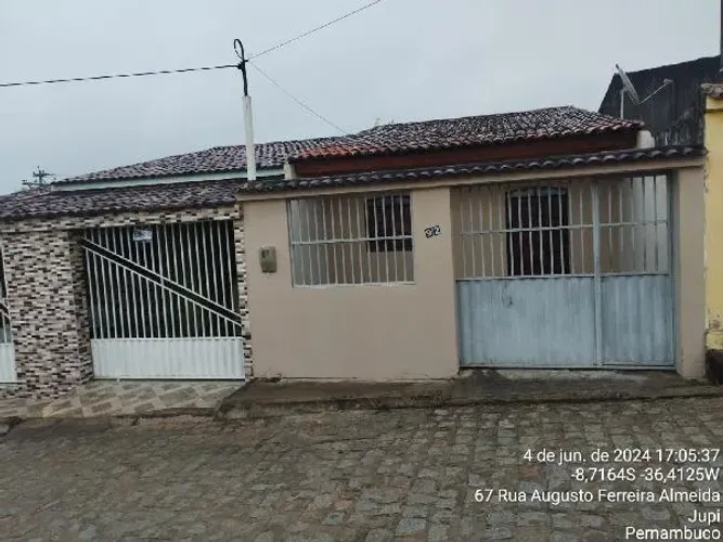 Imóvel com ótimo padrão Casa no Centro, Jupi - PE, Nº 92, 2 quartos, 1 vaga, 200m² | Vend
