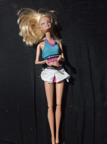 Boneca antiga pom pom divas fly girls líder torcida Mattel