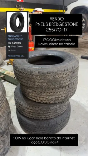 Pneus Bridgestone 255/70 r17