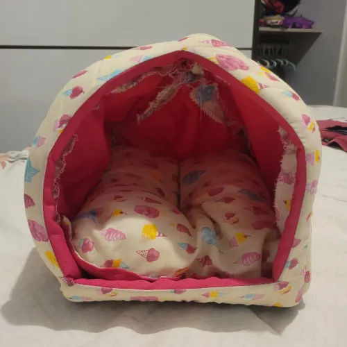 Toca casinha cama coelho/hamster