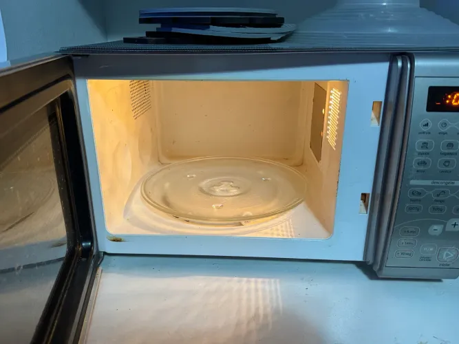 Microondas brastemp clear prata