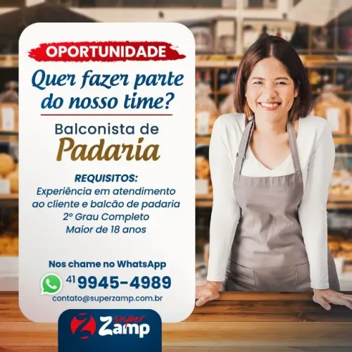 BALCONISTA DE PANIFICADORA