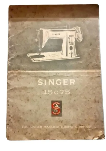 Manual maquina singer