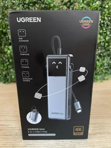 Hub Uno 6 Em 1 Ugreen 3x Tipo-c 2x Usb Hdmi<br>10gbps 4k@60hz