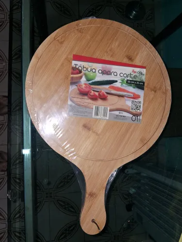 Tabua pizza frios etc 50x35cm madeira maciça